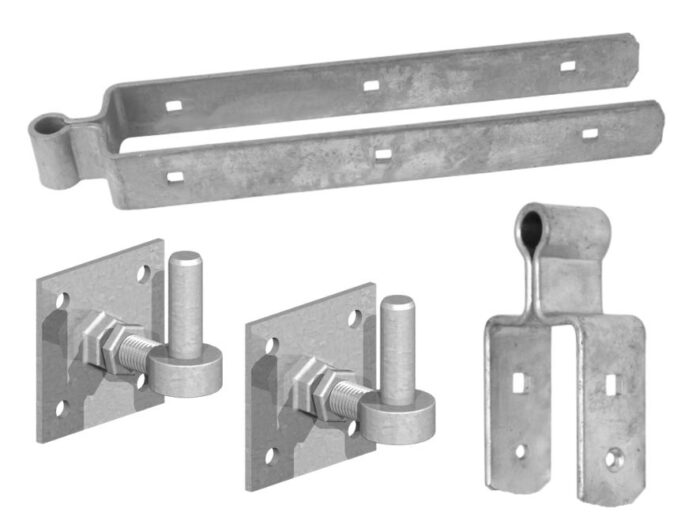 Double Strap Hinge Set c/w Adjustable Hinge Set