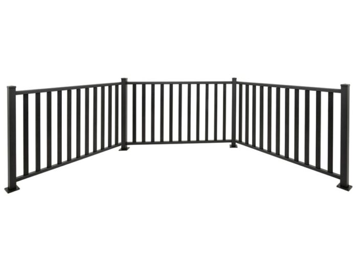 Composite Angled Balustrade 3 Bay