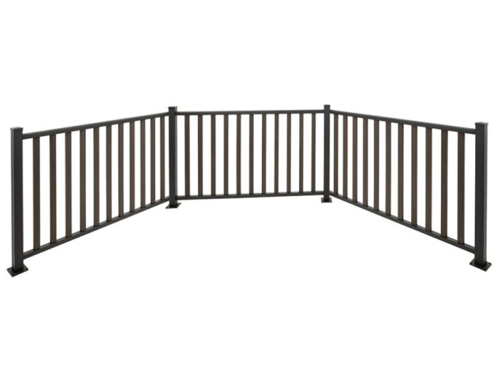 Composite Angled Balustrade 3 Bay - Image 2