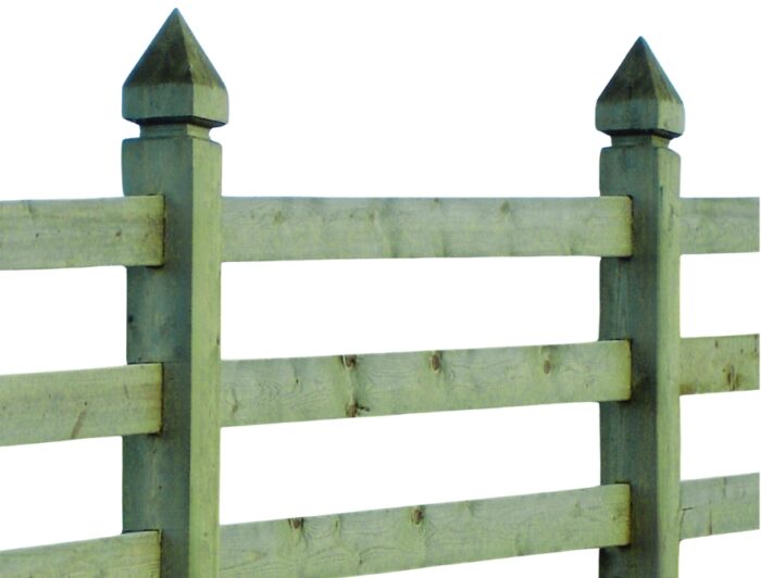 Notched Gothic Top Gate Post