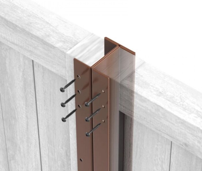 Sepia Brown Durapost 2.4m